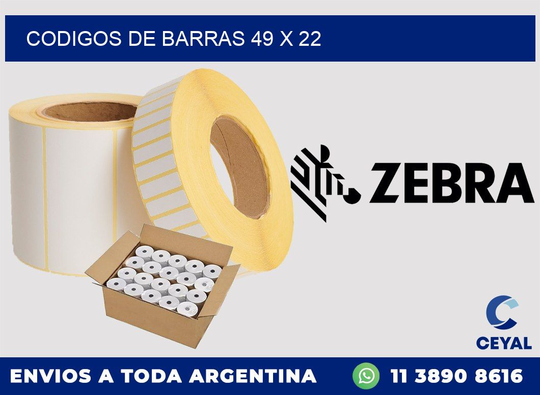 codigos de barras 49 x 22