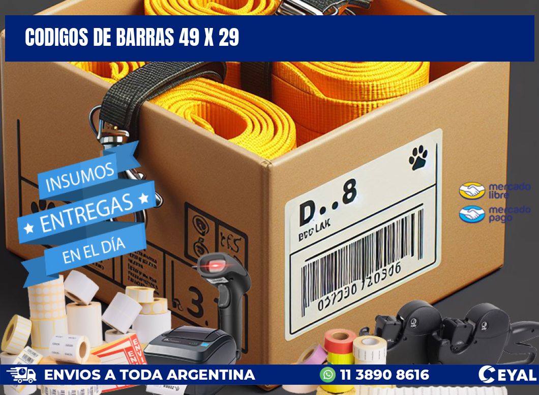 codigos de barras 49 x 29