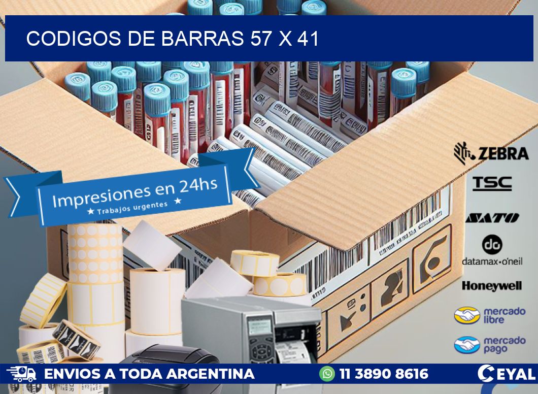 codigos de barras 57 x 41