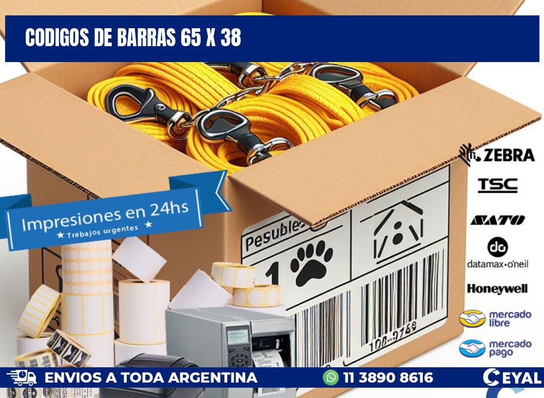 codigos de barras 65 x 38
