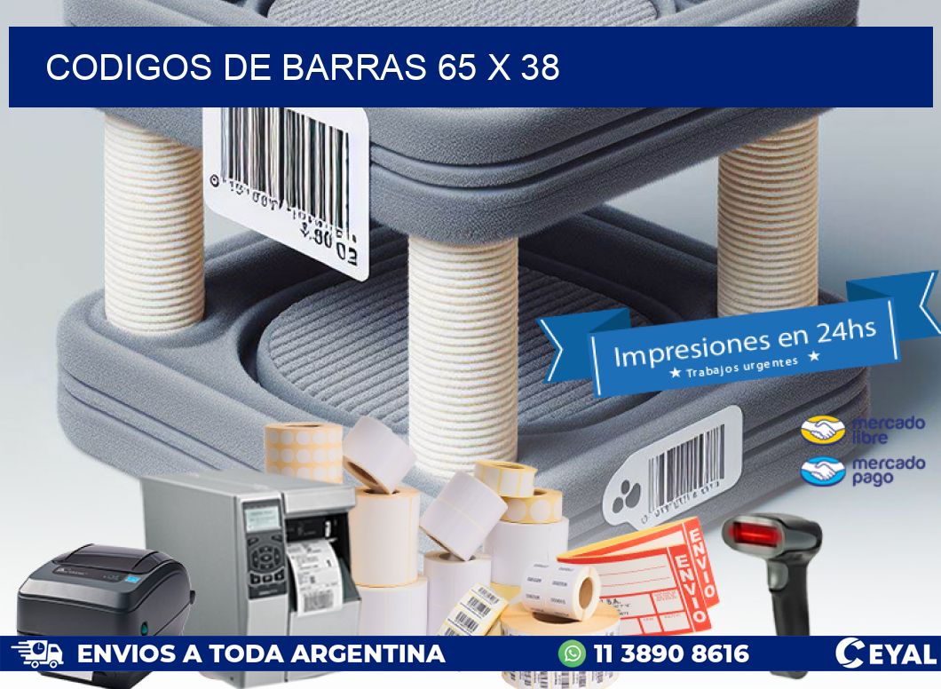 codigos de barras 65 x 38