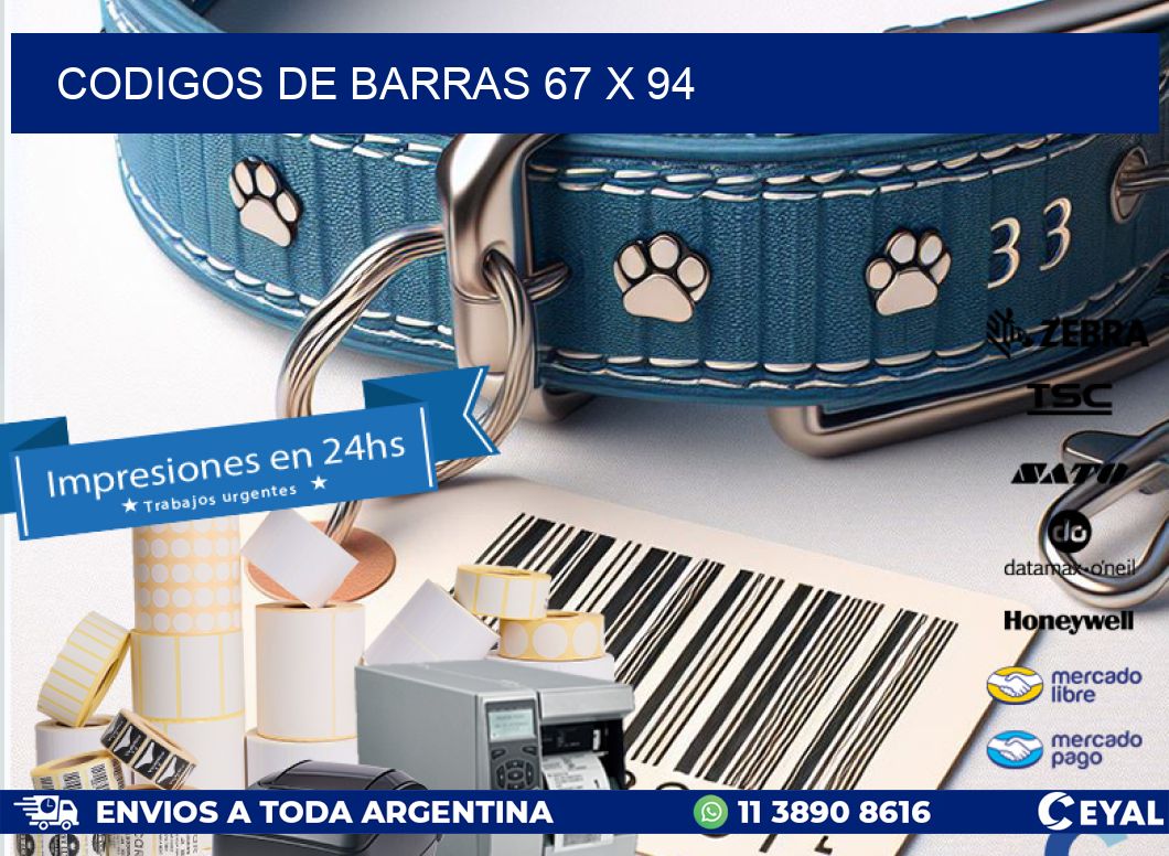 codigos de barras 67 x 94