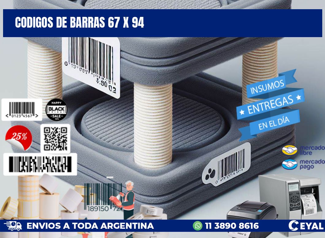 codigos de barras 67 x 94