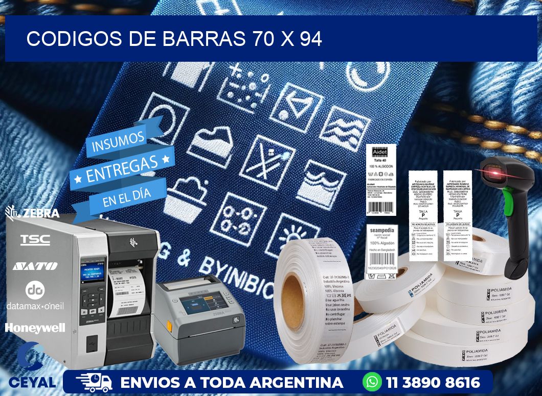 codigos de barras 70 x 94