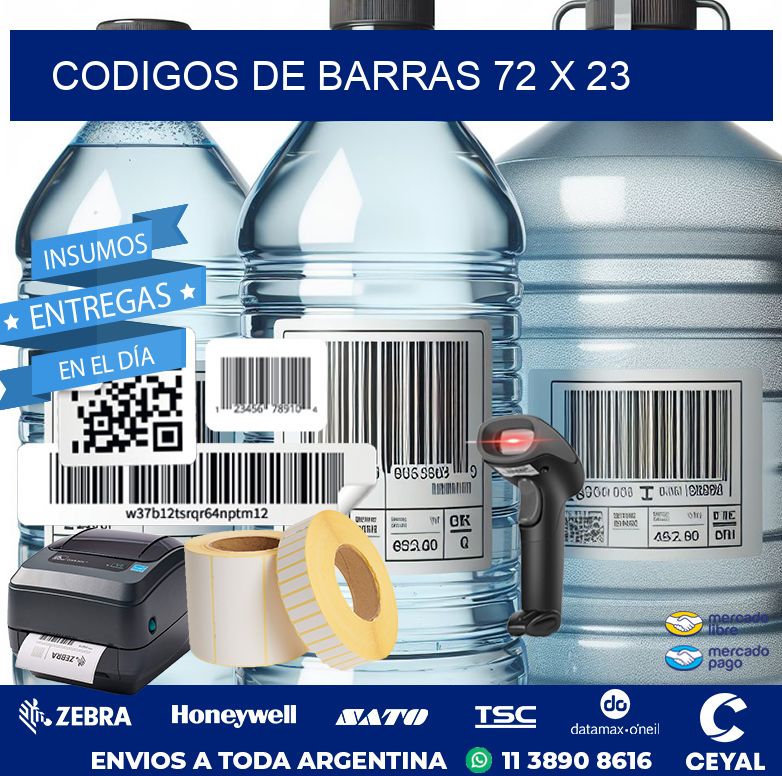 codigos de barras 72 x 23