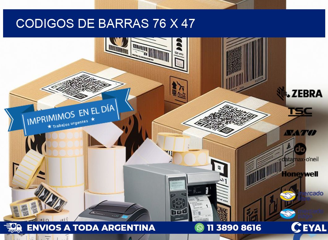 codigos de barras 76 x 47
