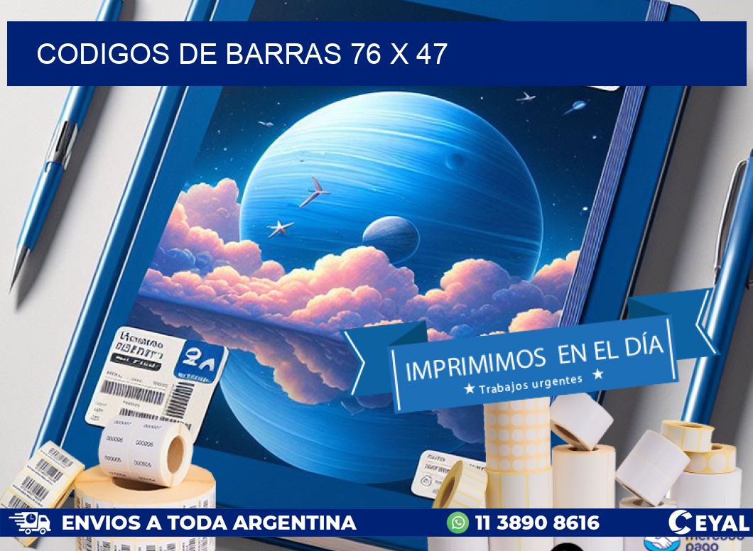 codigos de barras 76 x 47