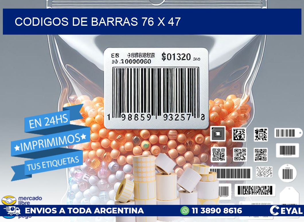 codigos de barras 76 x 47