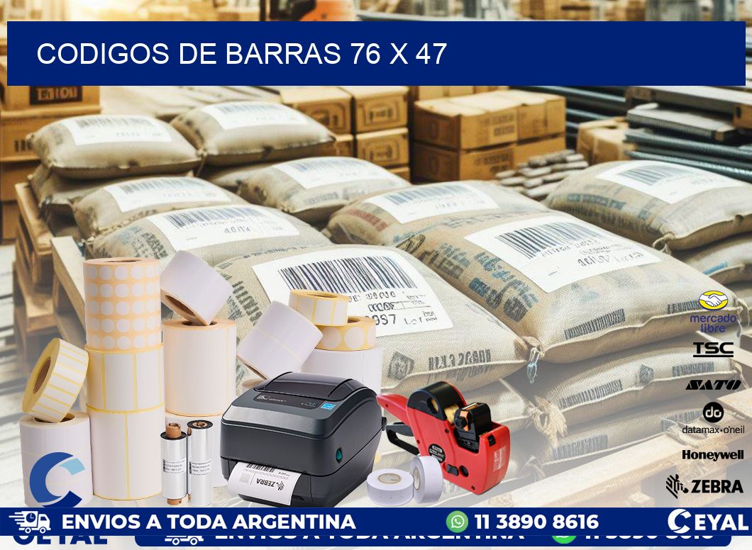 codigos de barras 76 x 47