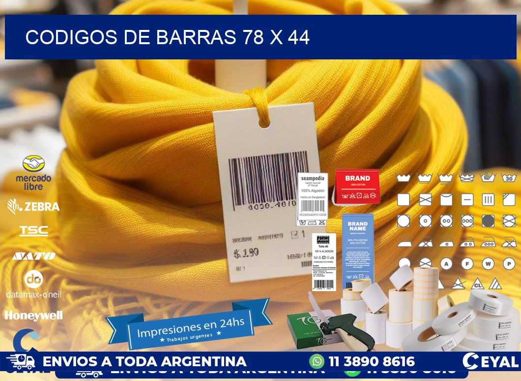 codigos de barras 78 x 44