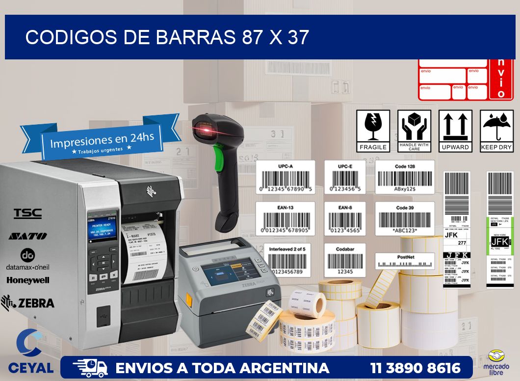 codigos de barras 87 x 37