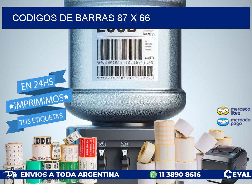 codigos de barras 87 x 66