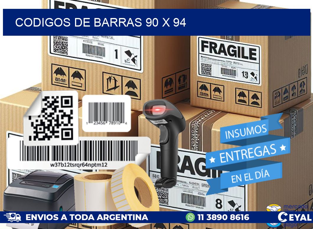 codigos de barras 90 x 94