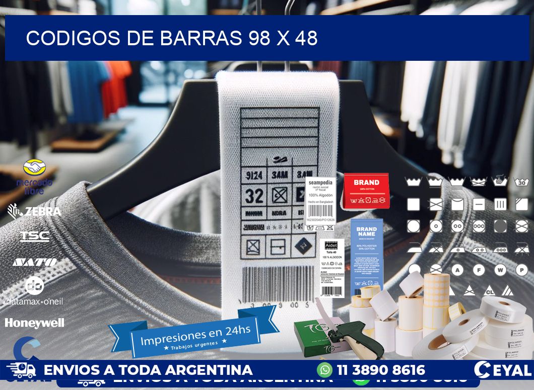 codigos de barras 98 x 48
