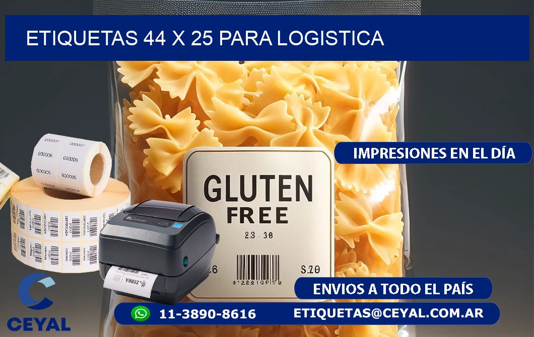 ETIQUETAS 44 x 25 PARA LOGISTICA