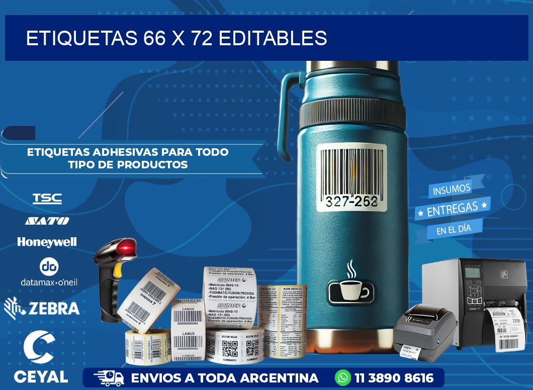 ETIQUETAS 66 x 72 EDITABLES