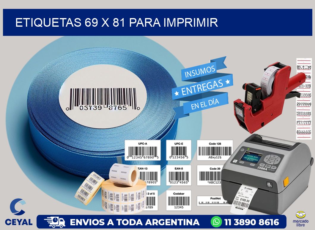 ETIQUETAS 69 x 81 PARA IMPRIMIR