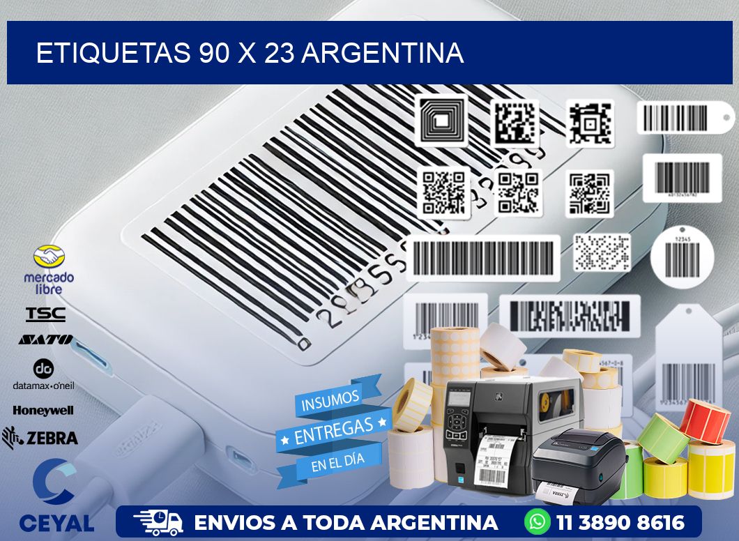 ETIQUETAS 90 x 23 ARGENTINA