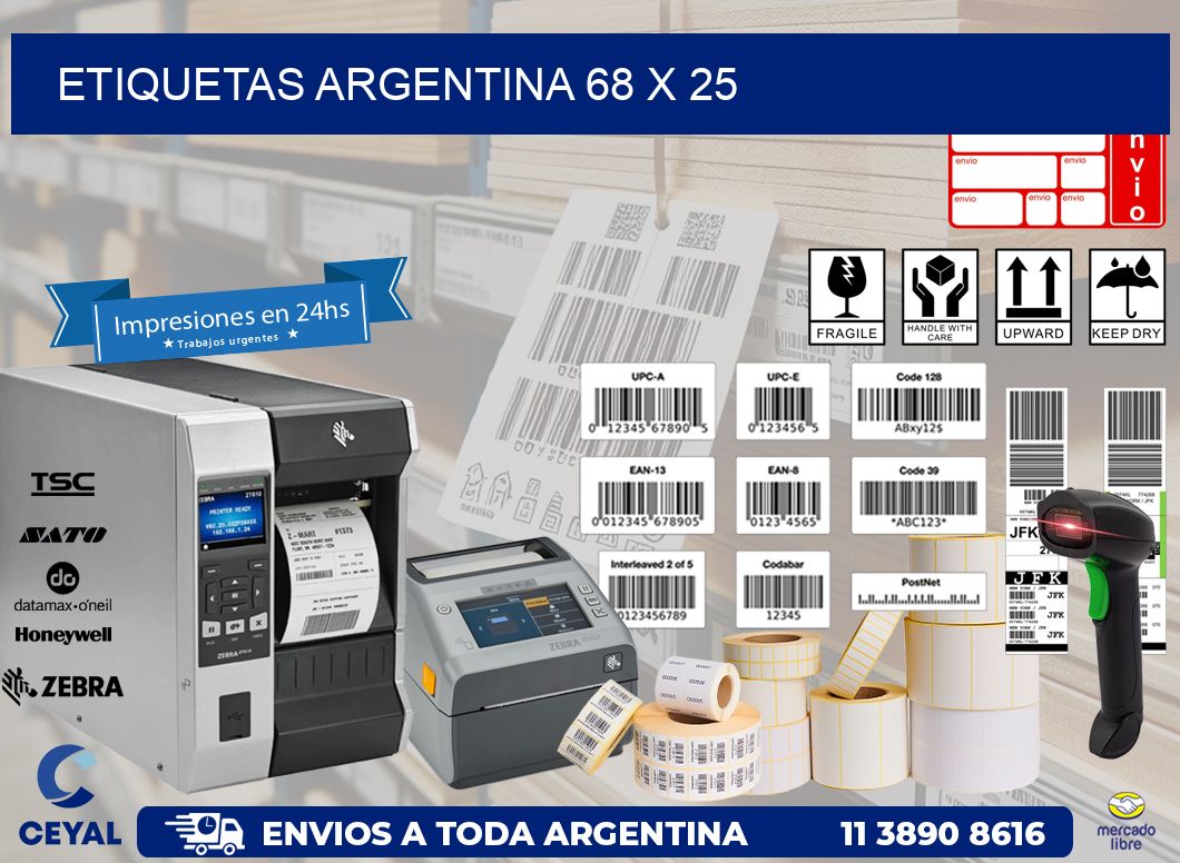 etiquetas argentina 68 x 25