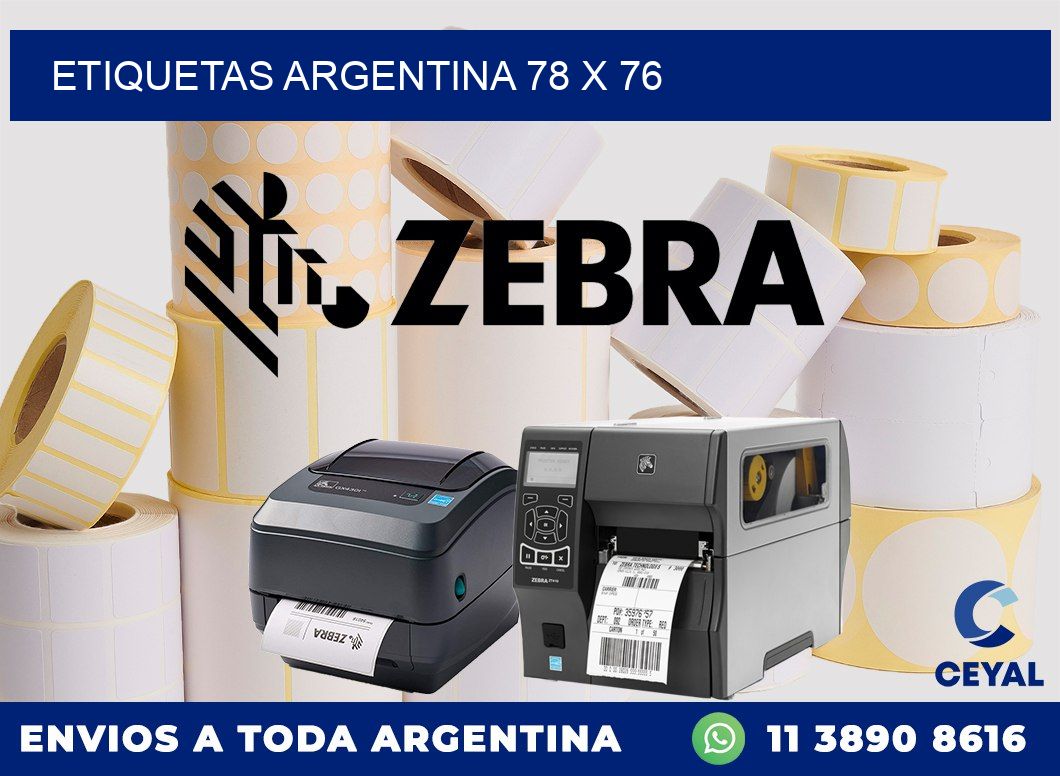 etiquetas argentina 78 x 76