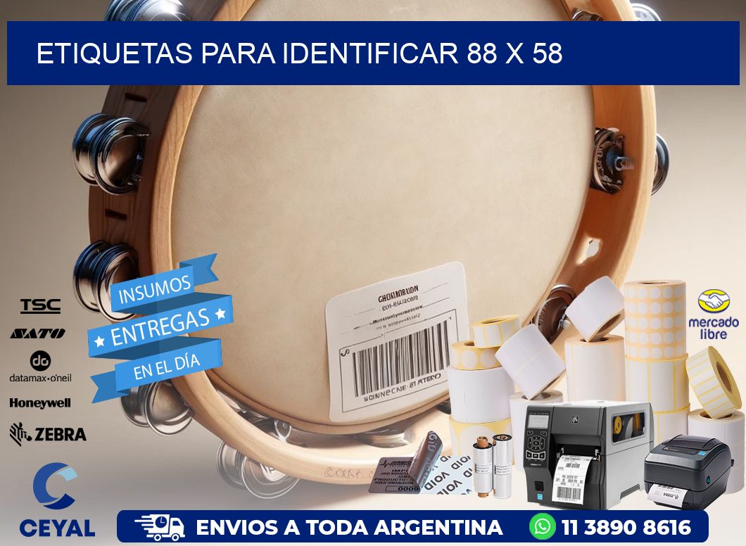 etiquetas para identificar 88 x 58