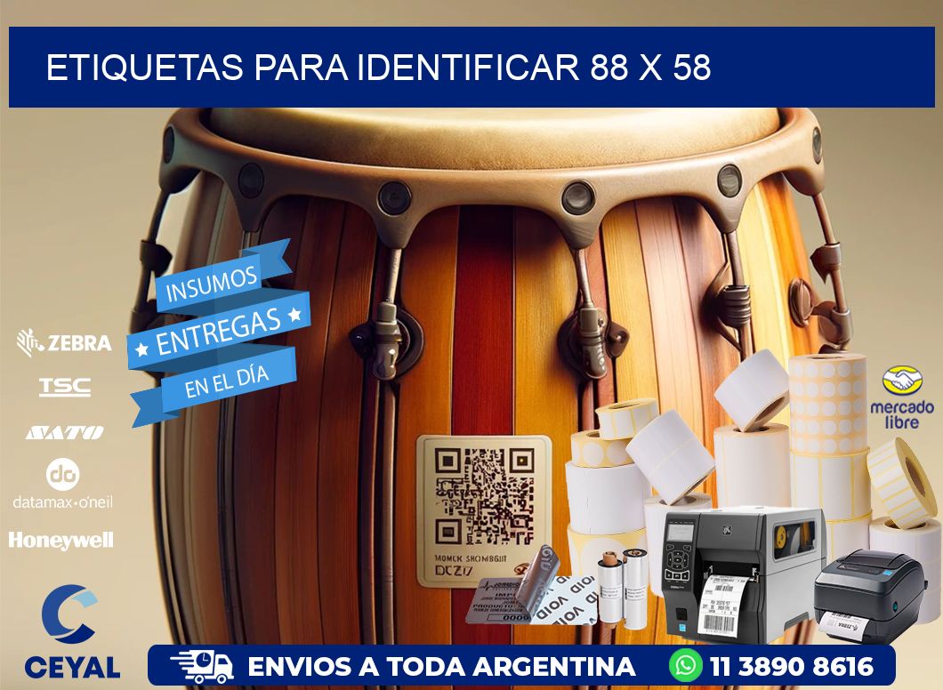 etiquetas para identificar 88 x 58