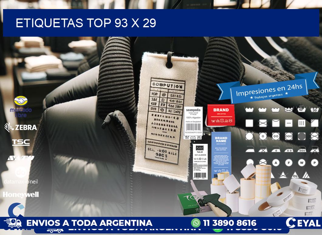 etiquetas top 93 x 29