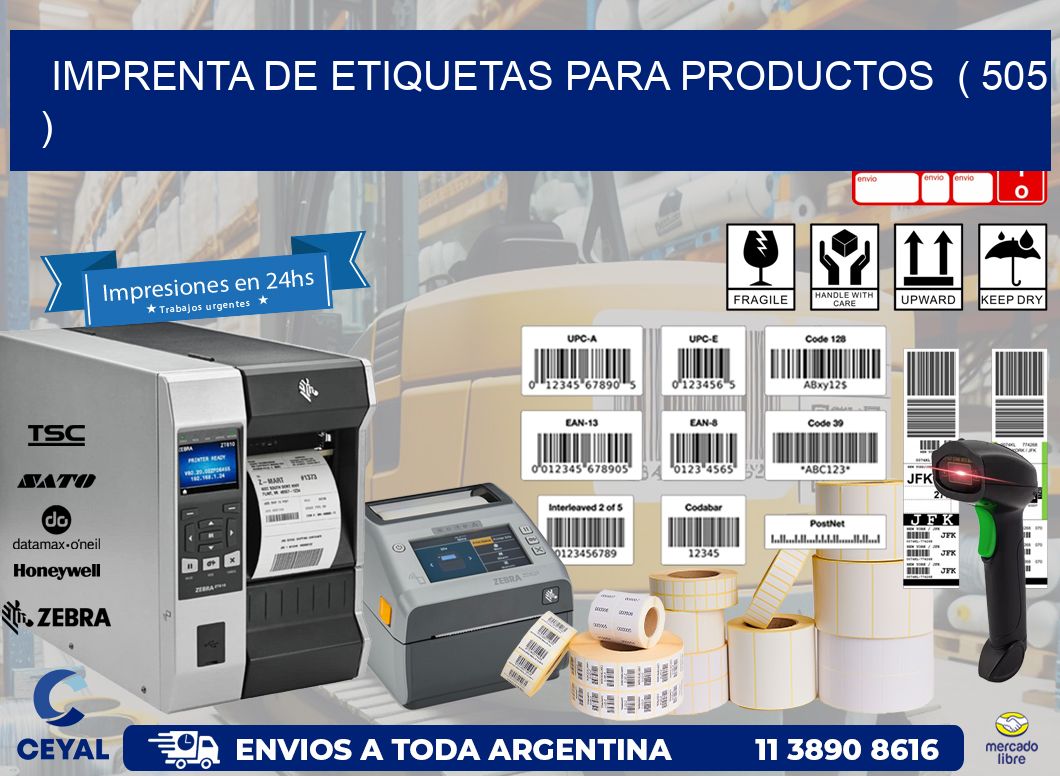 imprenta de etiquetas para productos  ( 505 )