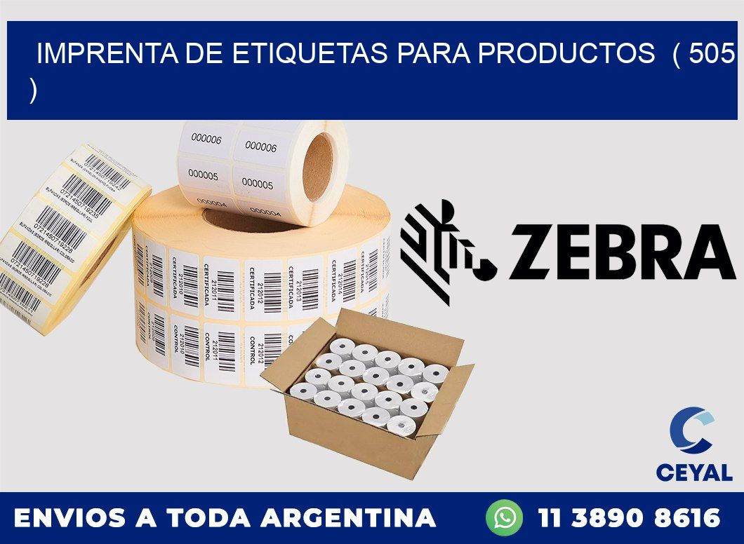 imprenta de etiquetas para productos  ( 505 )