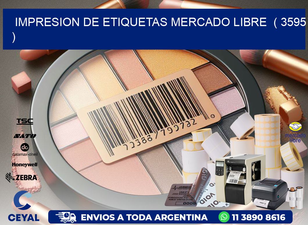 impresion de etiquetas mercado libre  ( 3595 )
