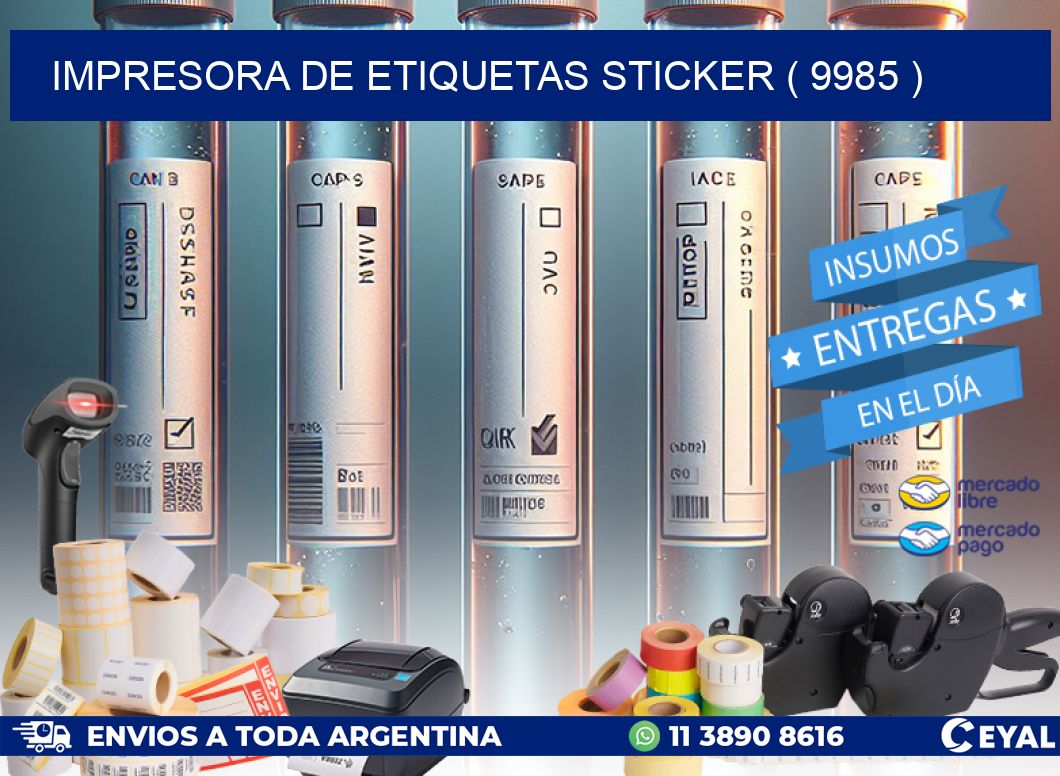 impresora de etiquetas sticker ( 9985 )