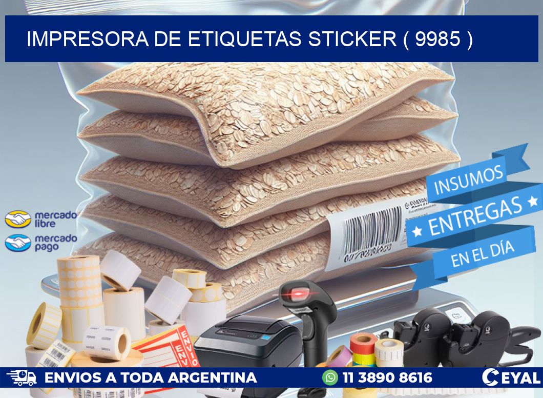 impresora de etiquetas sticker ( 9985 )