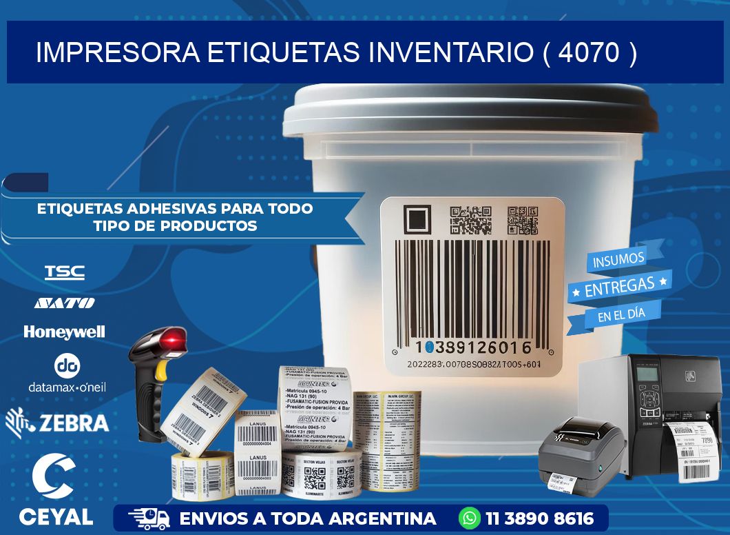 impresora etiquetas inventario ( 4070 )