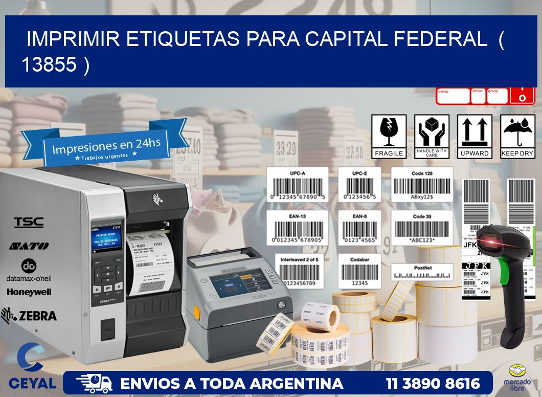 imprimir etiquetas para capital federal  ( 13855 )