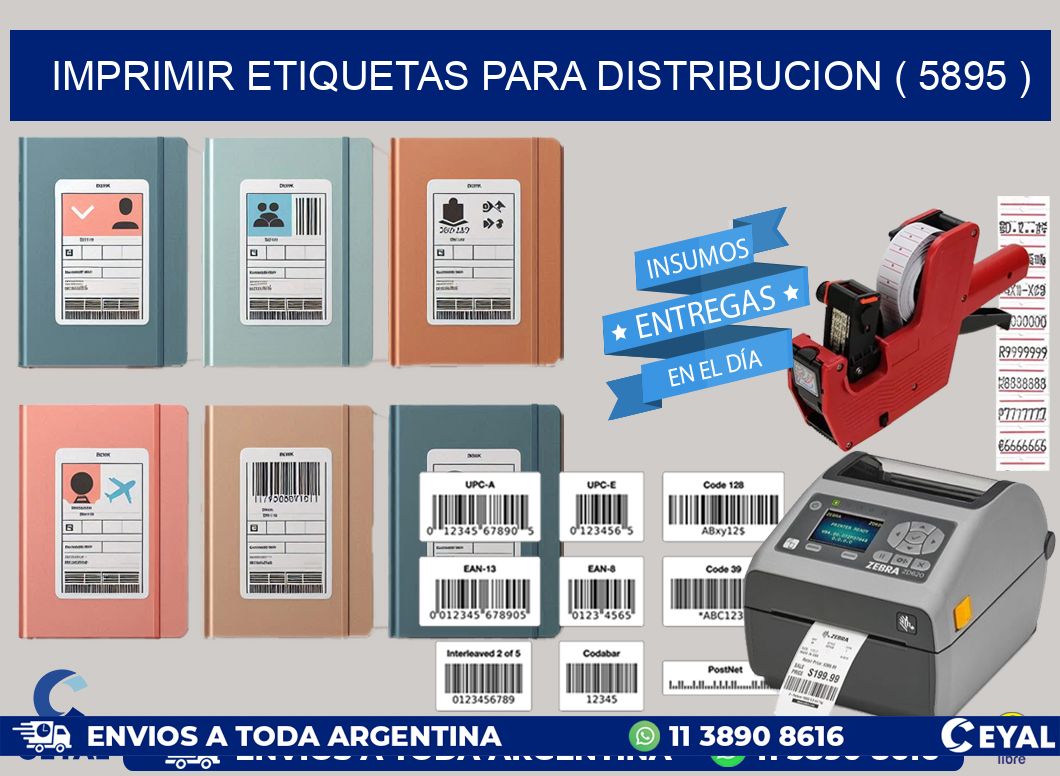 imprimir etiquetas para distribucion ( 5895 )