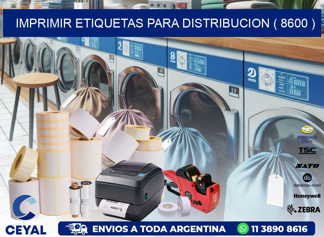 imprimir etiquetas para distribucion ( 8600 )