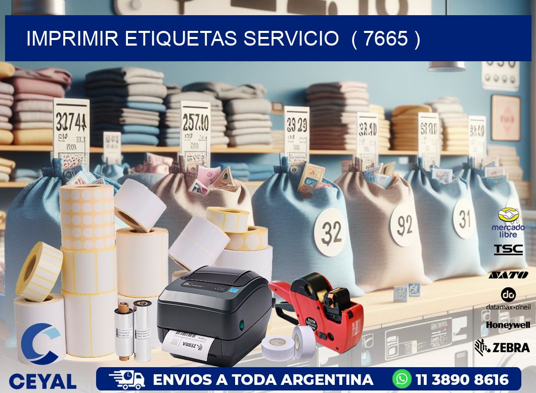 imprimir etiquetas servicio  ( 7665 )