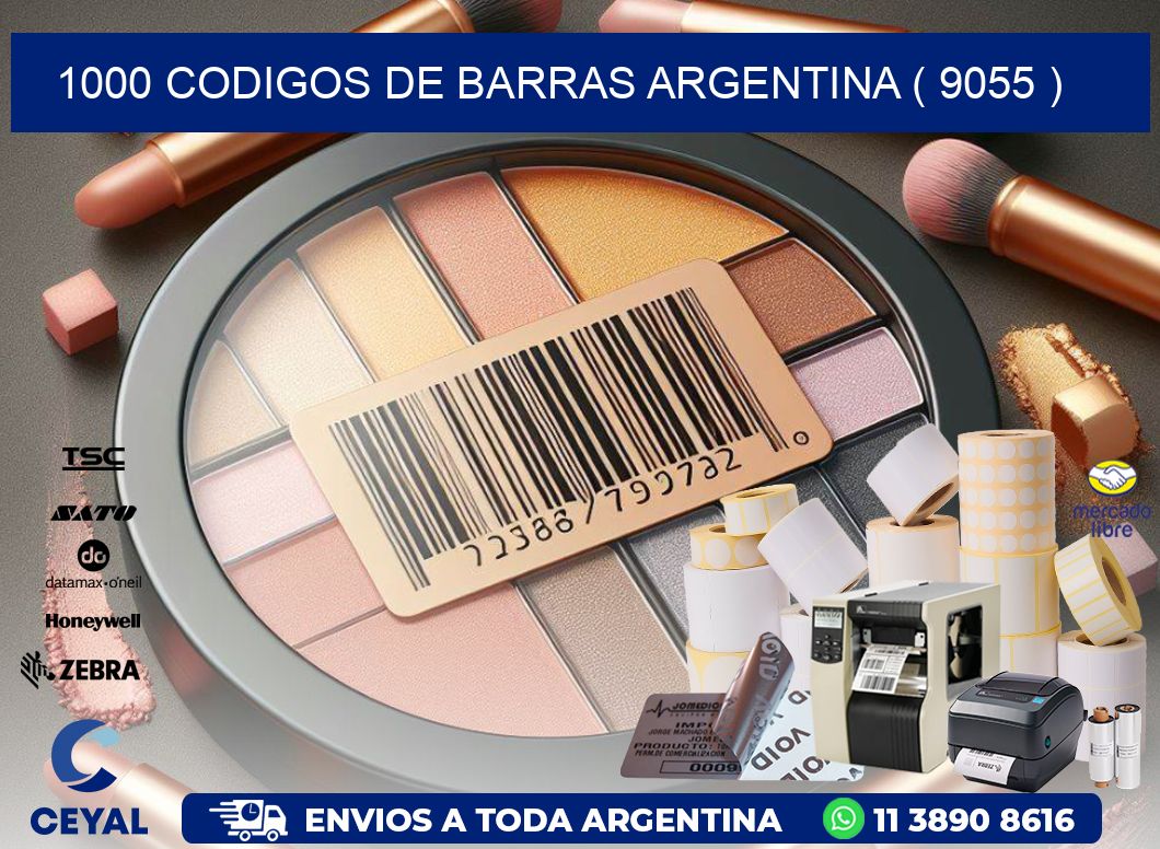 1000 codigos de barras argentina ( 9055 )