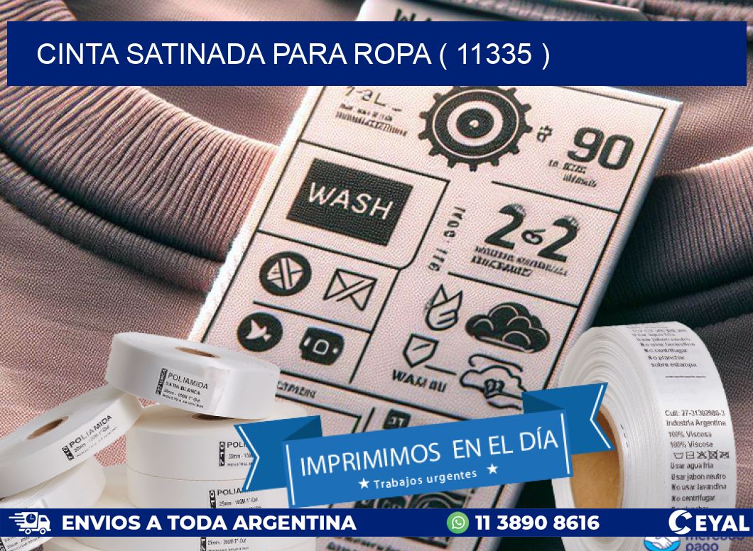 CINTA SATINADA PARA ROPA ( 11335 )