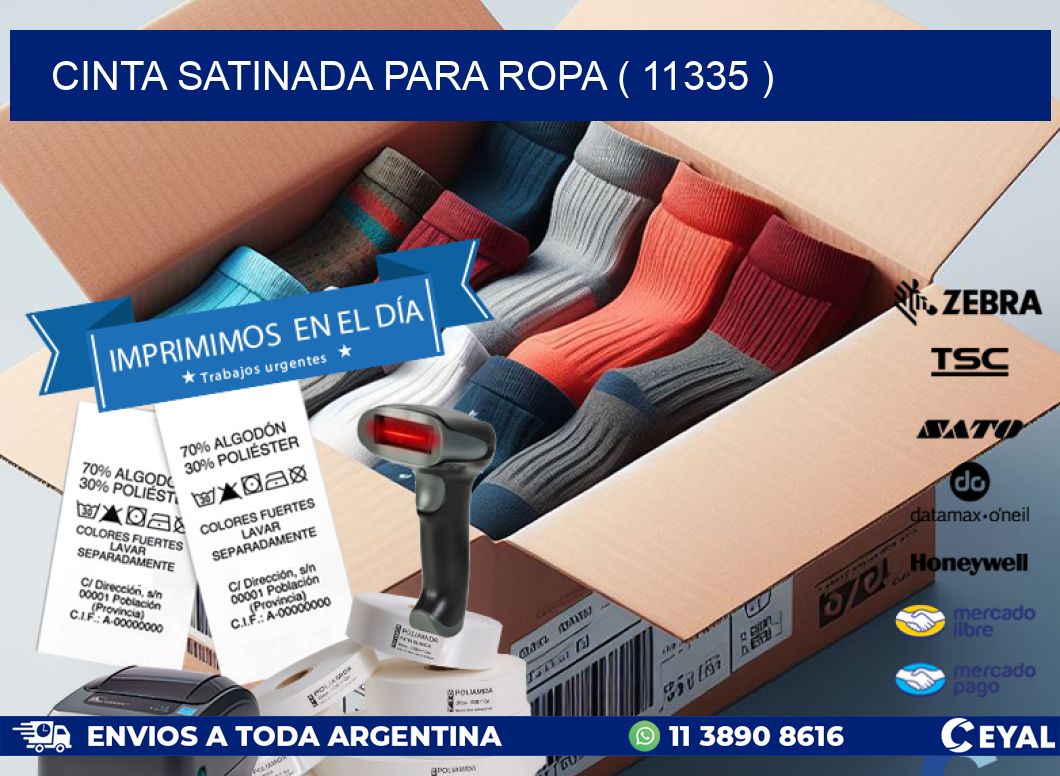 CINTA SATINADA PARA ROPA ( 11335 )
