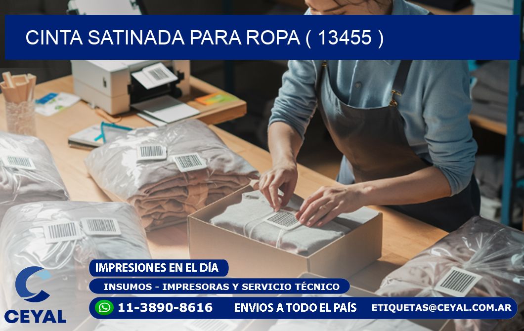 CINTA SATINADA PARA ROPA ( 13455 )