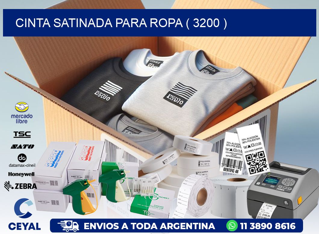 CINTA SATINADA PARA ROPA ( 3200 )