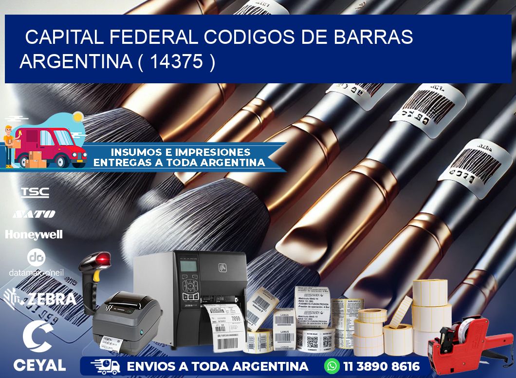 Capital federal codigos de barras argentina ( 14375 )
