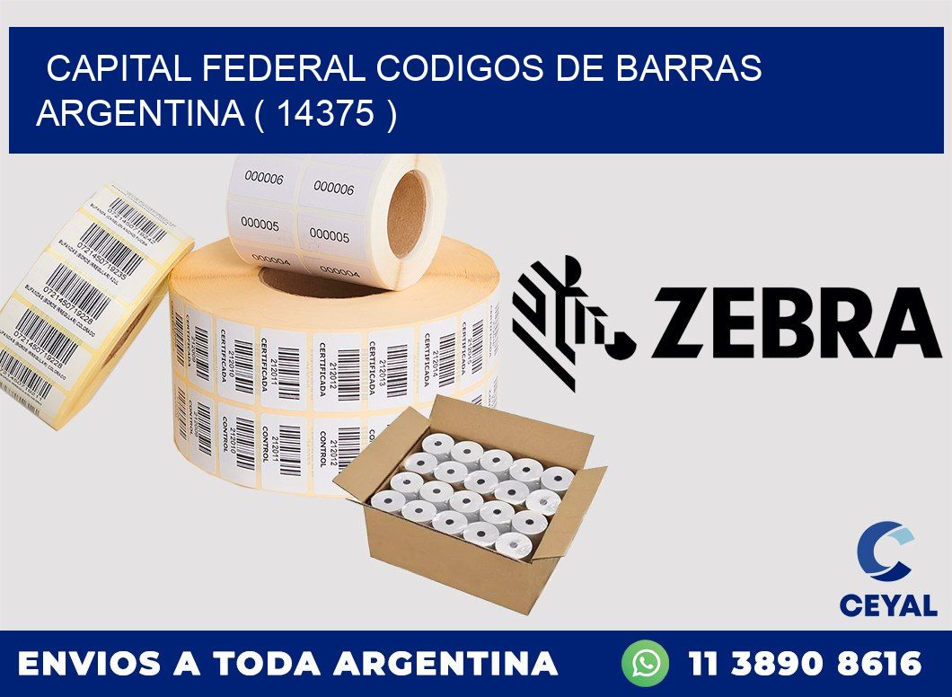 Capital federal codigos de barras argentina ( 14375 )