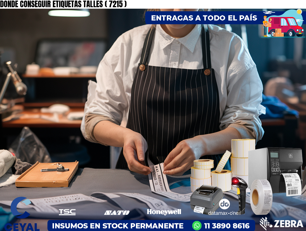 DONDE CONSEGUIR ETIQUETAS TALLES ( 7215 )