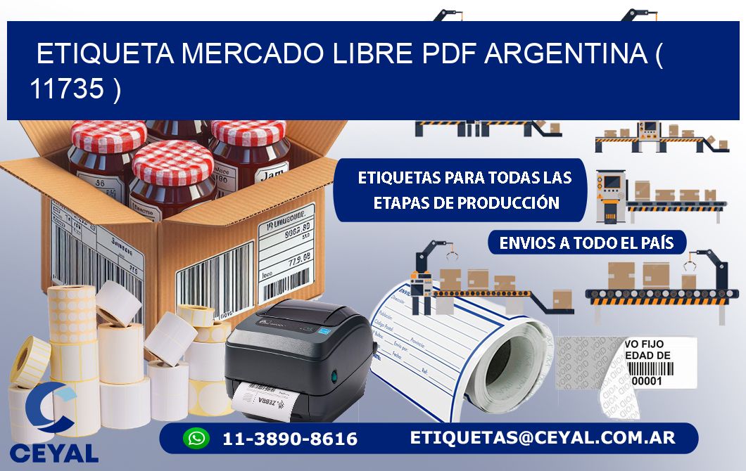 ETIQUETA MERCADO LIBRE PDF ARGENTINA ( 11735 )