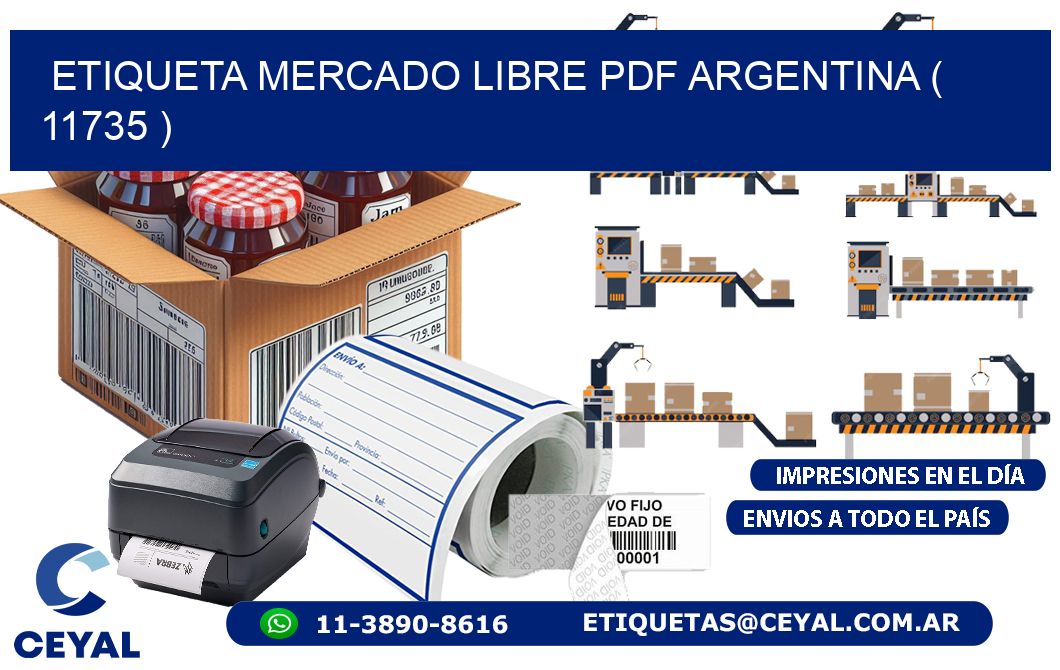 ETIQUETA MERCADO LIBRE PDF ARGENTINA ( 11735 )