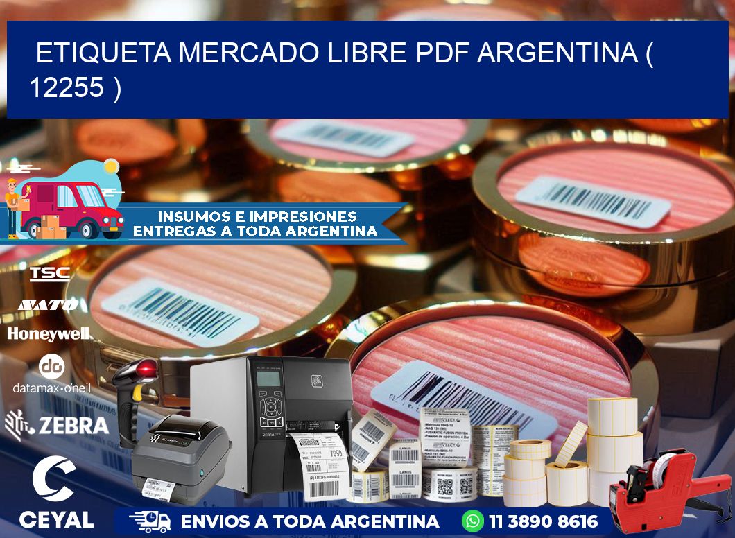 ETIQUETA MERCADO LIBRE PDF ARGENTINA ( 12255 )