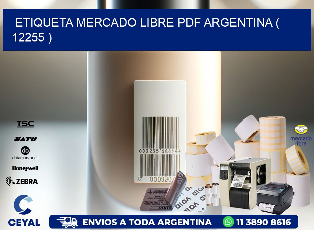ETIQUETA MERCADO LIBRE PDF ARGENTINA ( 12255 )