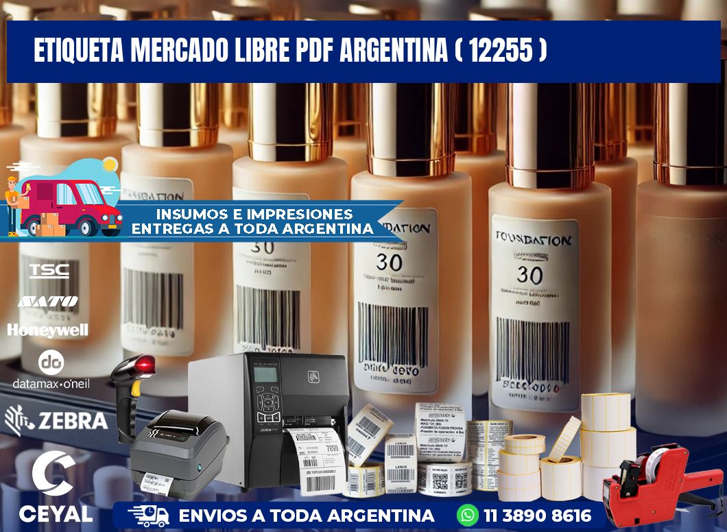 ETIQUETA MERCADO LIBRE PDF ARGENTINA ( 12255 )